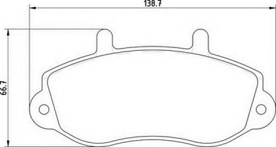 MAGNETI MARELLI 363710209075 -  Комплект тормозных колодок, дисковый тормоз